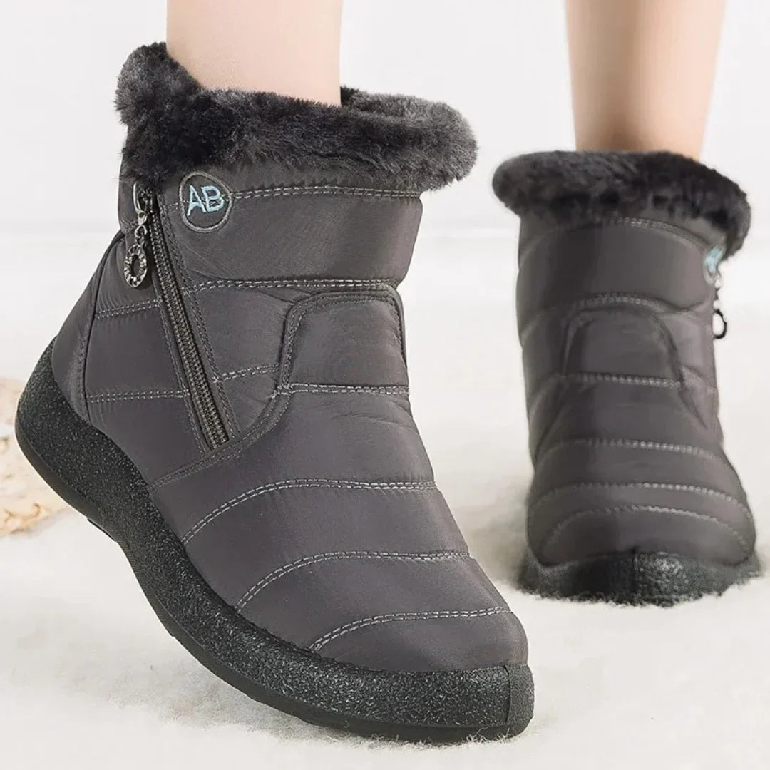 Gefütterte Winterstiefel – wasserabweisend und rutschfest