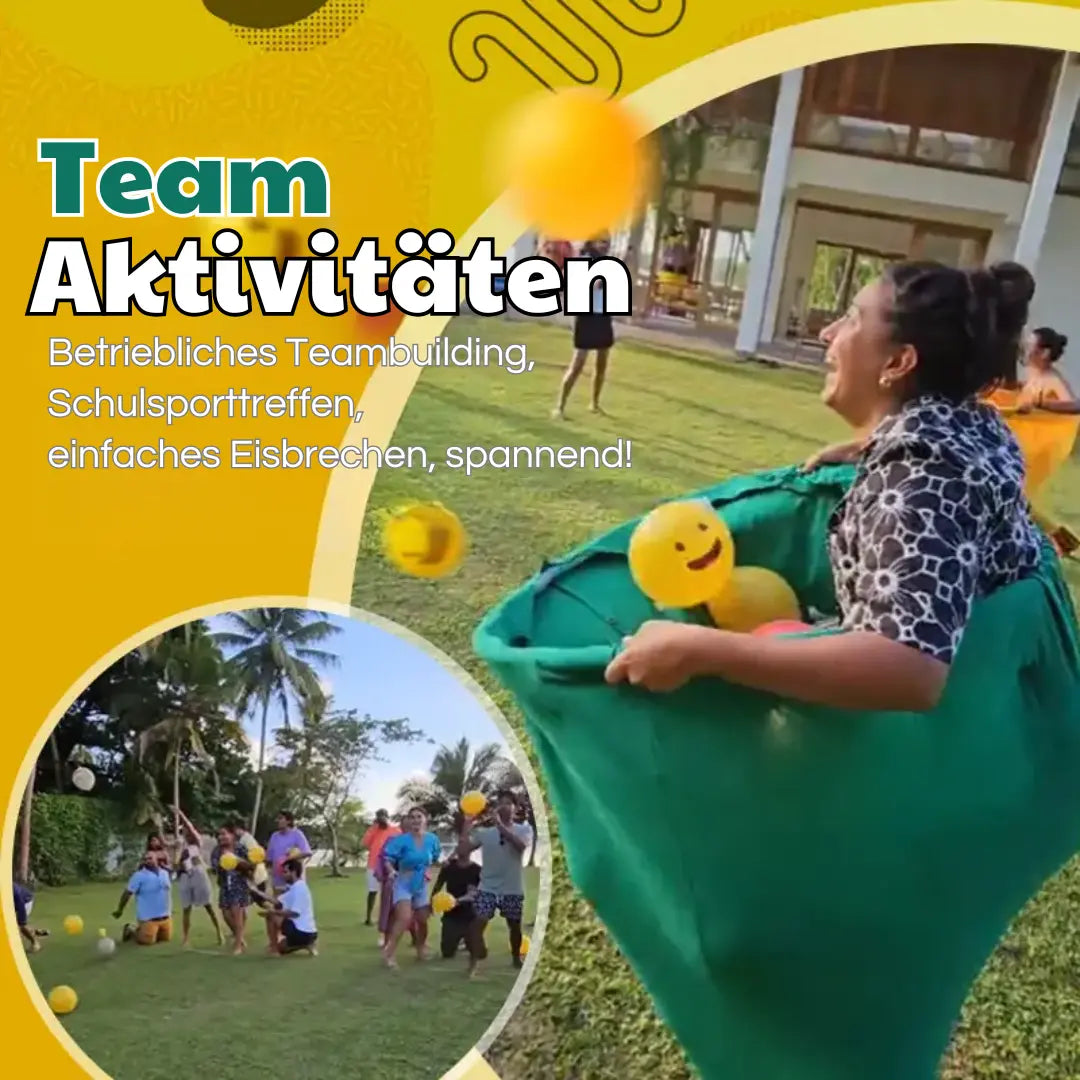 Fanghosen Spiel mit Bällen - Lustiges Bewegungsspiel für Familien