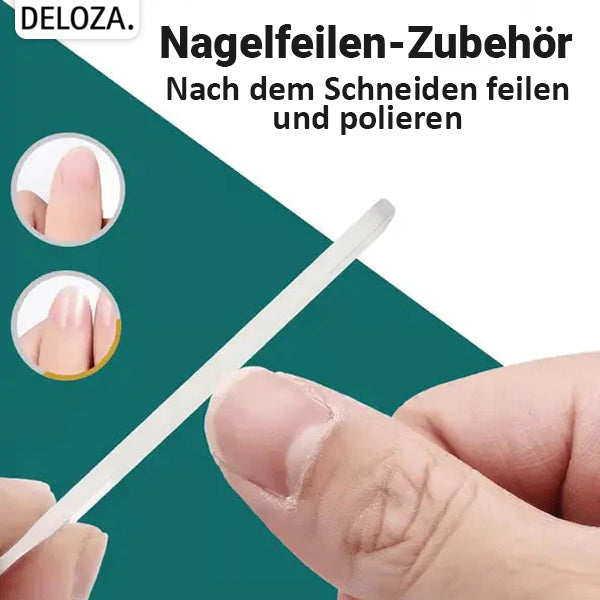 Nagelzangen Set für eingewachsene Nägel - 3-teilig mit gebogener Klinge