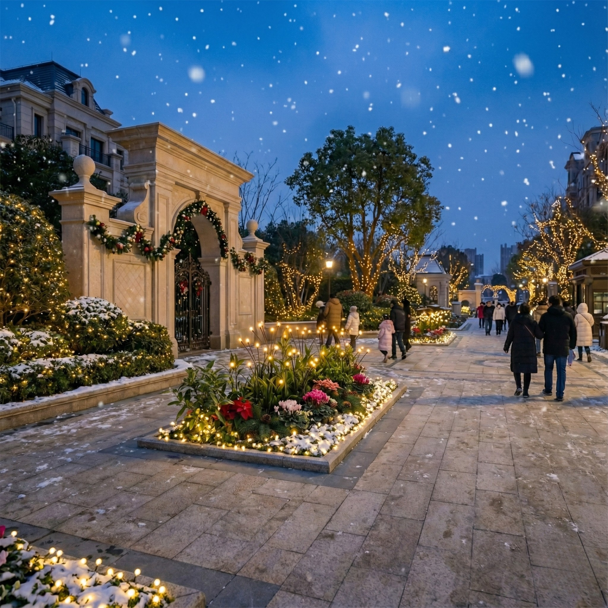 Solar Gartenlichter LED - Warmweiße Außenbeleuchtung für Garten & Terrasse