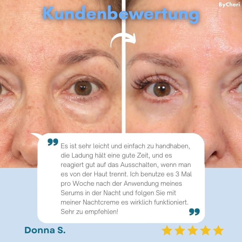 EMS Augenpflege Gerät - Elektrische Gesichtsmassage für Augenringe