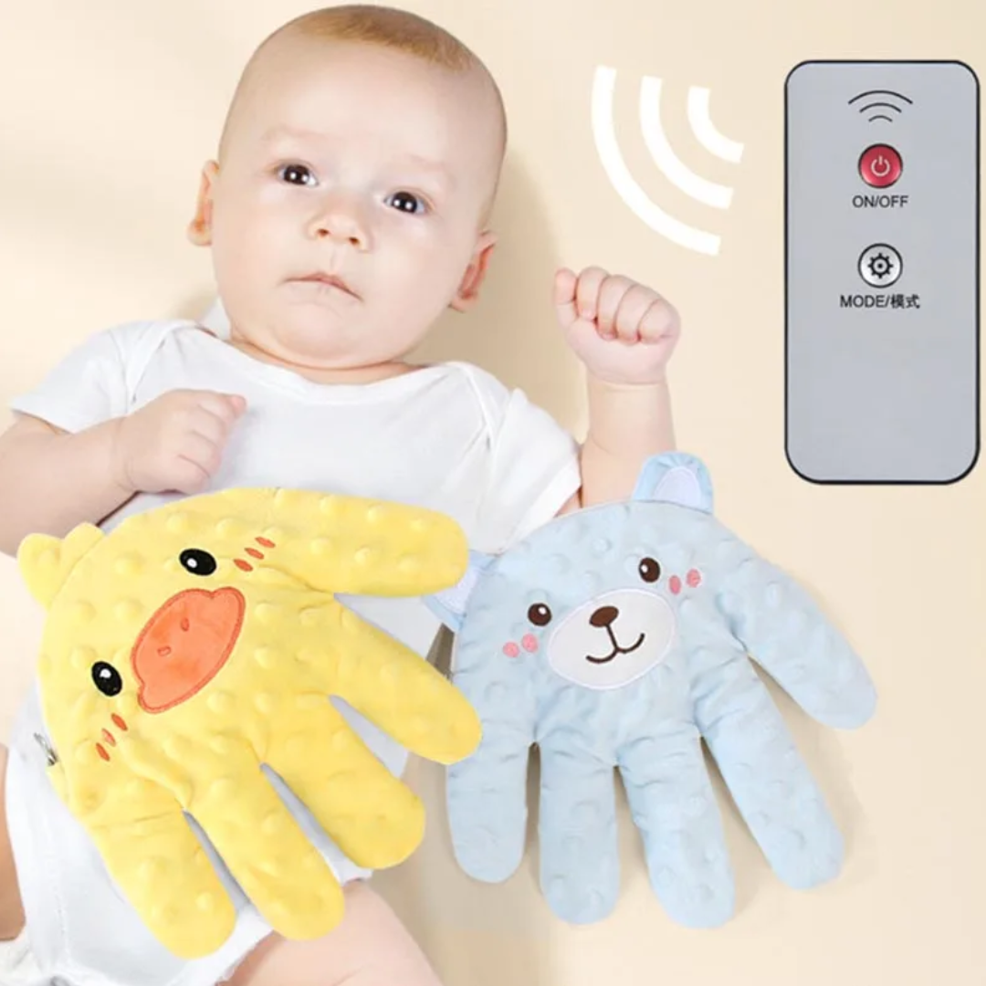 Baby Einschlafhilfe Kissen mit Streichelfunktion für ruhigen Schlaf