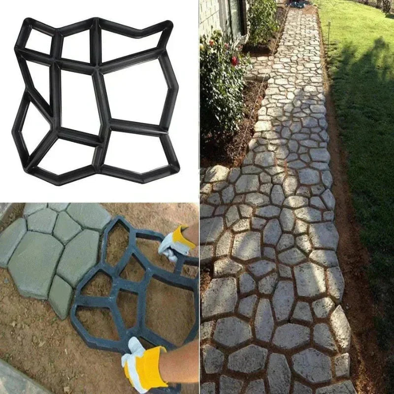 Betonweg Schalungsform – Gartenwege selbst verlegen leicht gemacht