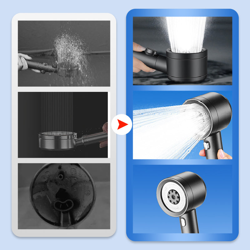 Duschkopf mit Filter und 4 Strahlarten – Universeller Anschluss, ABS