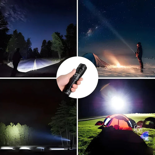 LED Taschenlampe 7000 Lumen - Wasserfest für Camping & Outdoor