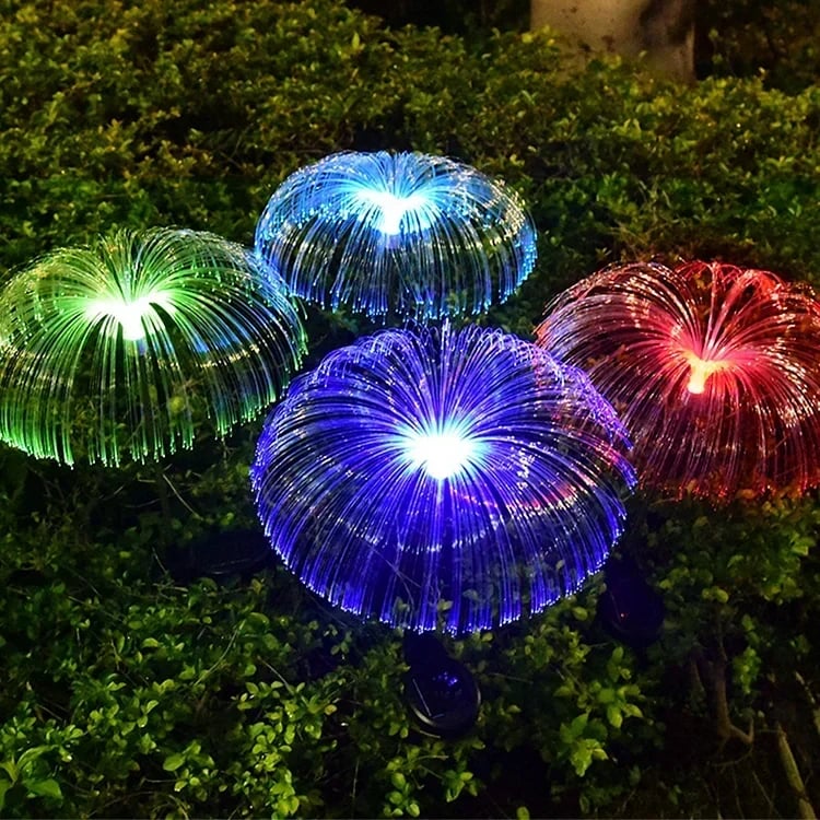 Solar Gartenleuchten Quallenform - LED Solarlampen wasserdicht