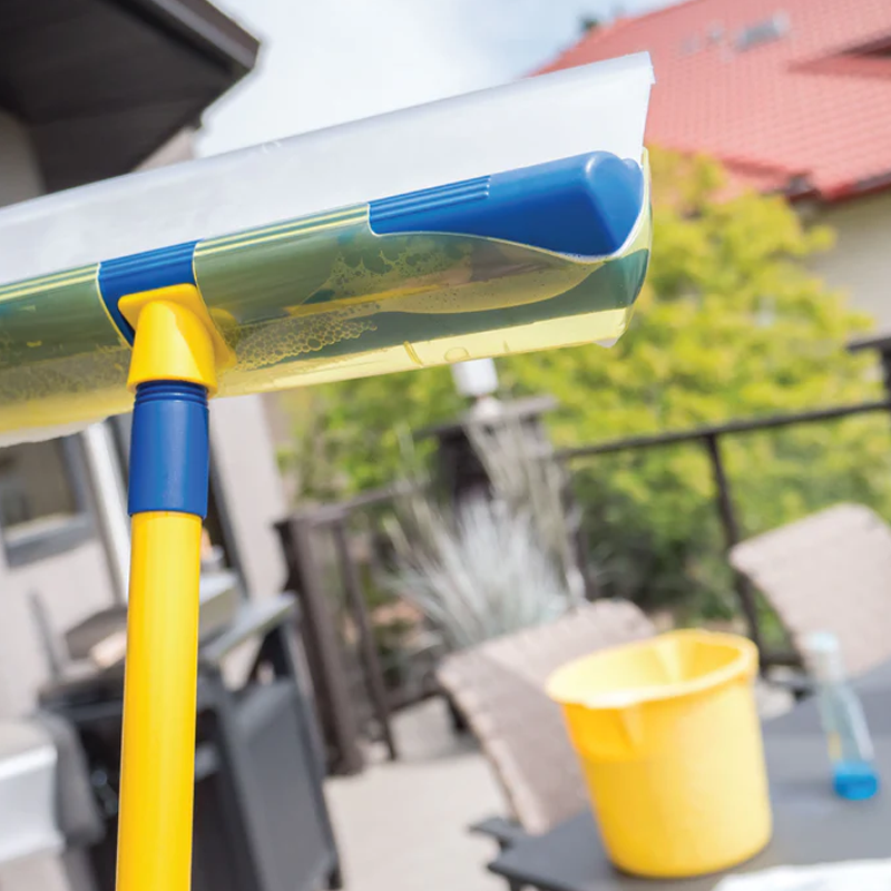 Silikonabzieher Set – Streifenfreie Glasreinigung für Fenster & Spiegel