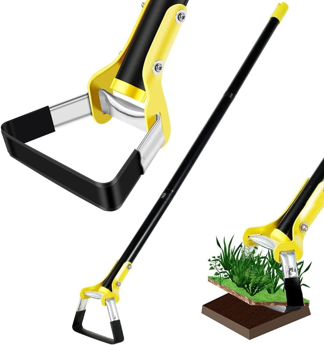 Ergonomische Gartenhacke mit langem Stiel - Unkrautentferner 120-160cm