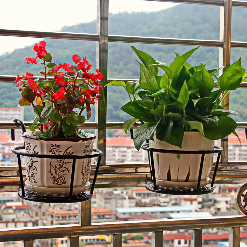 Balkon Pflanzenhalter Geländer - Platzsparender Blumentopf Halter