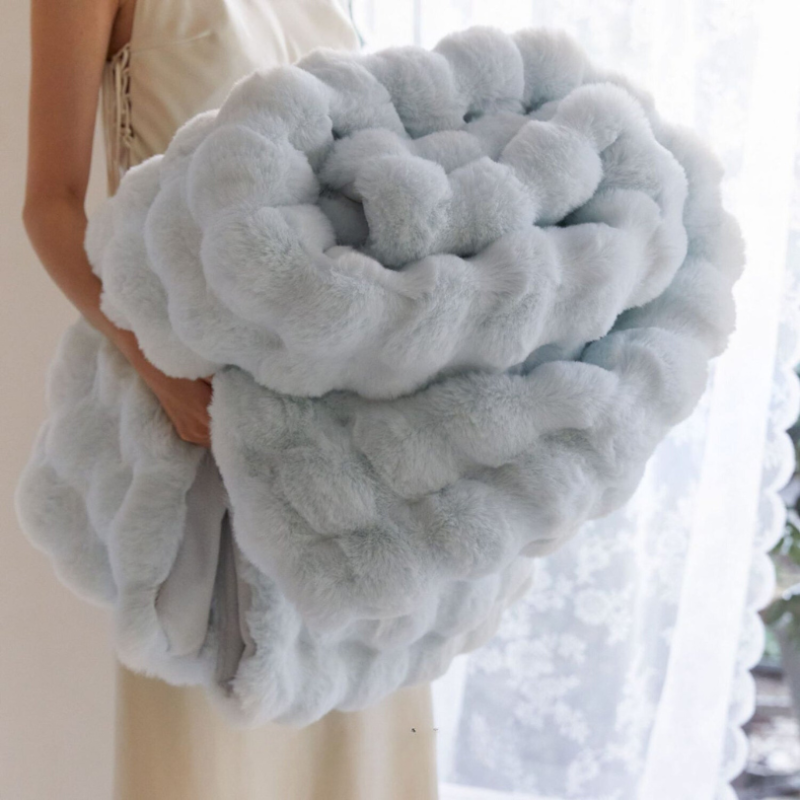 Extra dicke Flauschdecke für Sofa und Bett – Warme Winterdecke