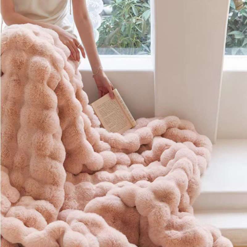 Extra dicke Flauschdecke für Sofa und Bett – Warme Winterdecke