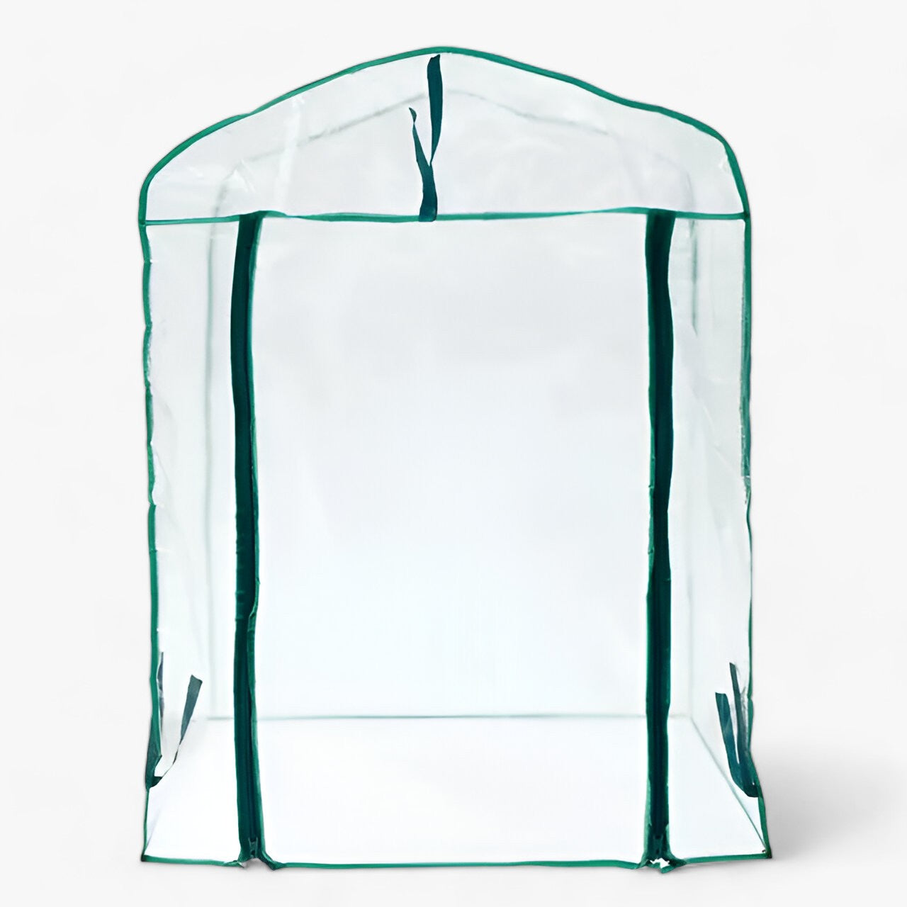 Transparente Pflanzenabdeckung PVC - Wetterschutz mit Reißverschluss