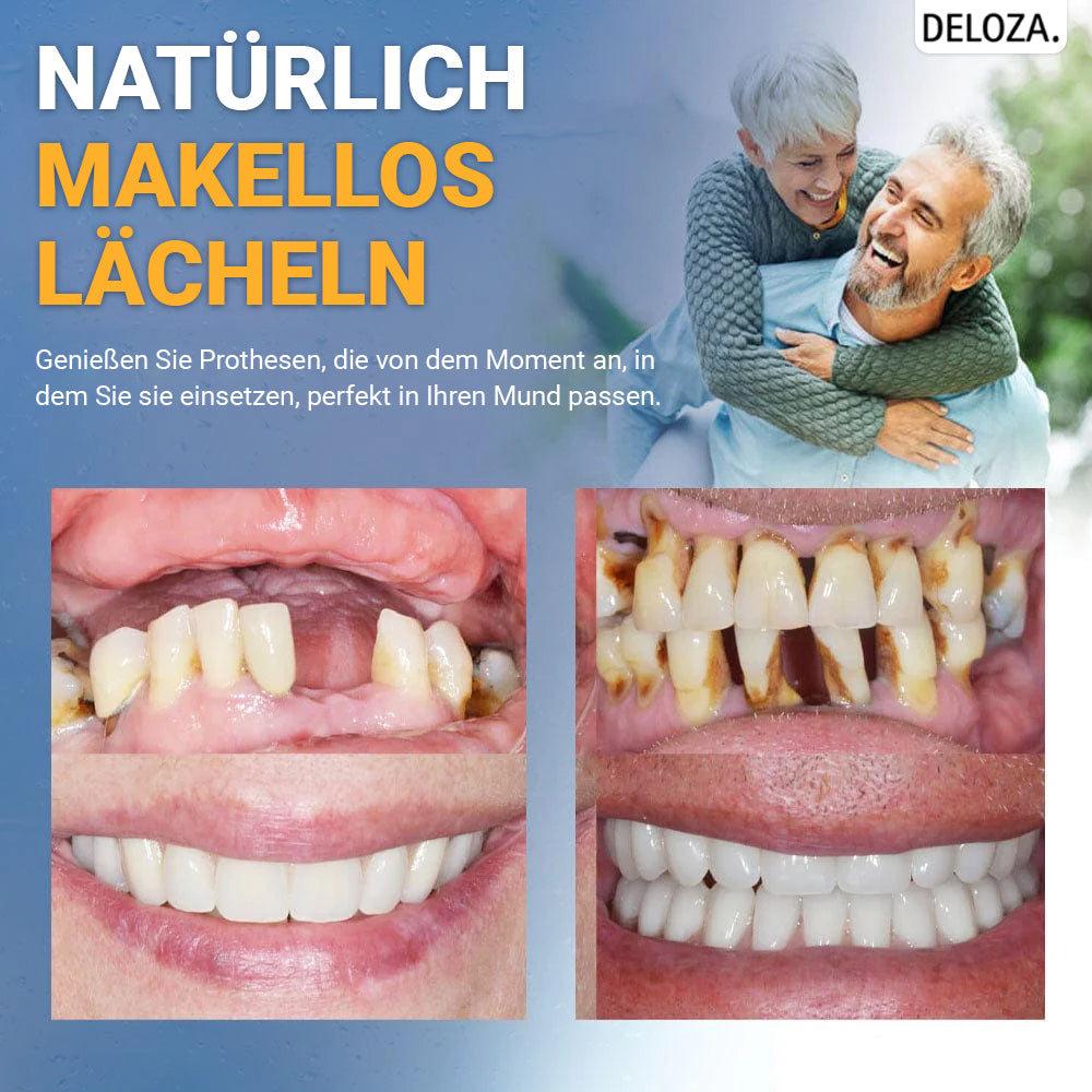 Flexibler Zahnersatz aus Silikon für natürliches Lächeln
