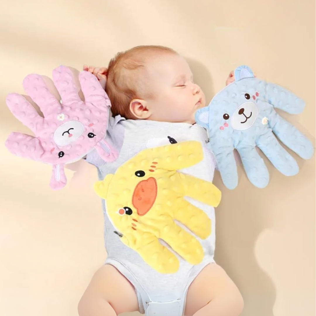 Baby Einschlafhilfe Kissen mit Streichelfunktion für ruhigen Schlaf
