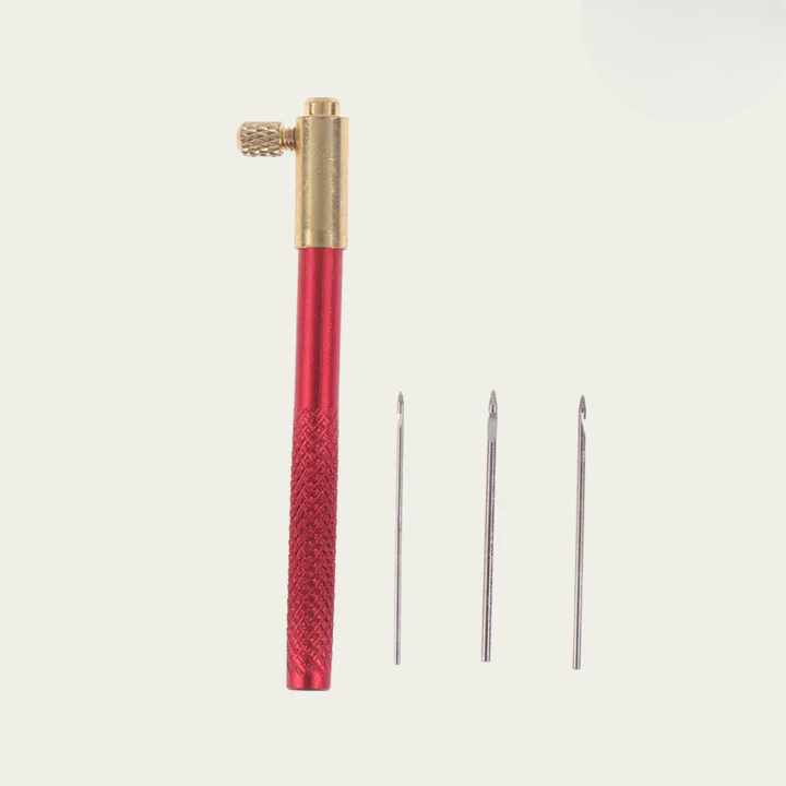 Sticknadel-Set mit 3 auswechselbaren Nadeln für Perlenstickerei