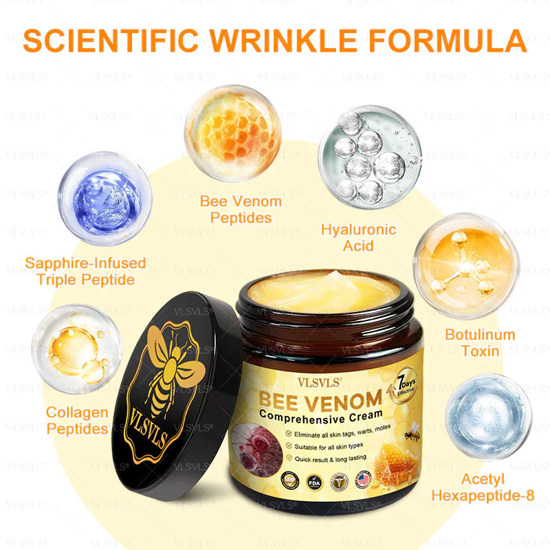 Anti-Aging Gesichtscreme mit Bienengift & Hyaluronsäure - 30g