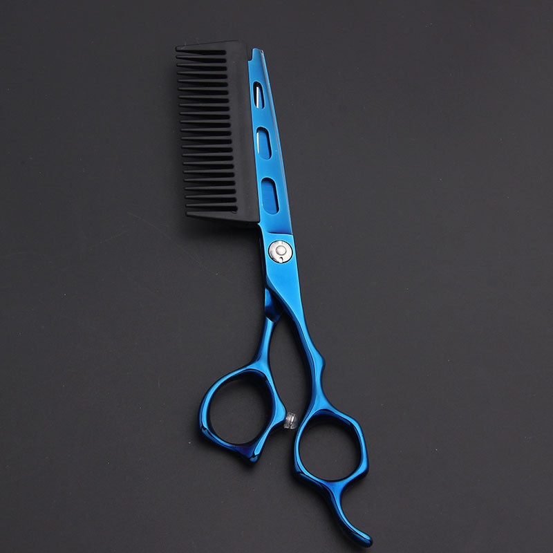 Professionelle Haarschere mit japanischem Kohlenstoffstahl – ergonomisch & präzi