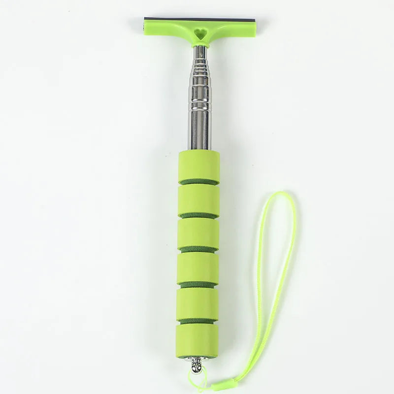 Teleskop-Rückspiegelwischer mit 2-in-1 Reinigungsaufsatz | 21–96 cm