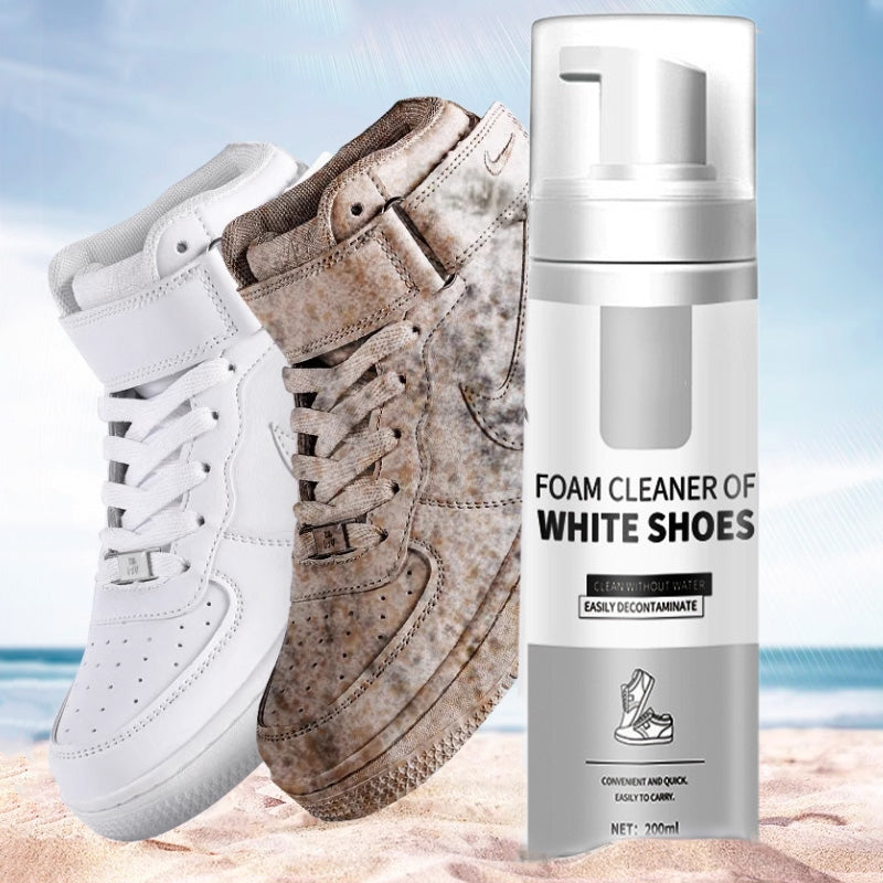 Schaumreiniger für weiße Schuhe - Wasserfreie Sneaker Reinigung 200ml