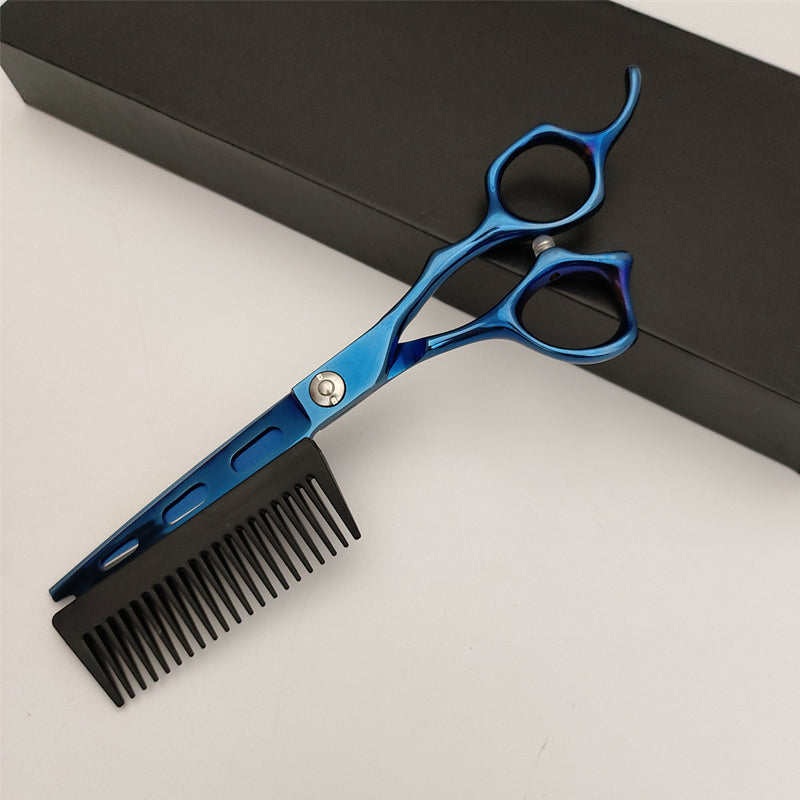 Professionelle Haarschere mit japanischem Kohlenstoffstahl – ergonomisch & präzi