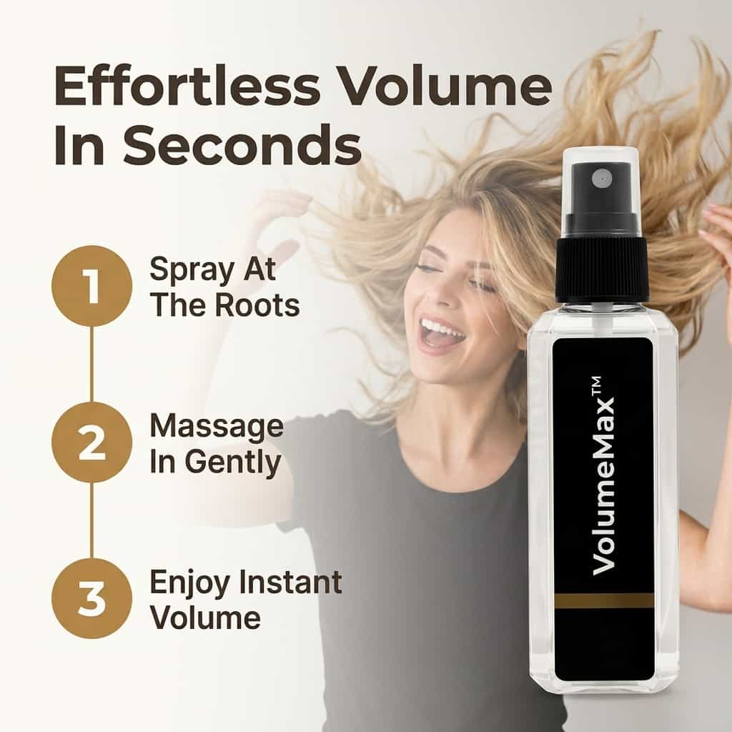 Volumen Haarspray für dünnes Haar - Pflanzliche Formel mit Keratin
