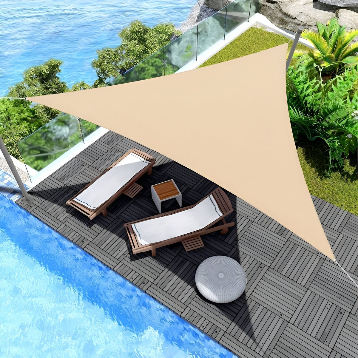 Sonnensegel Dreieck – UV-Schutz für Garten, Terrasse & Balkon
