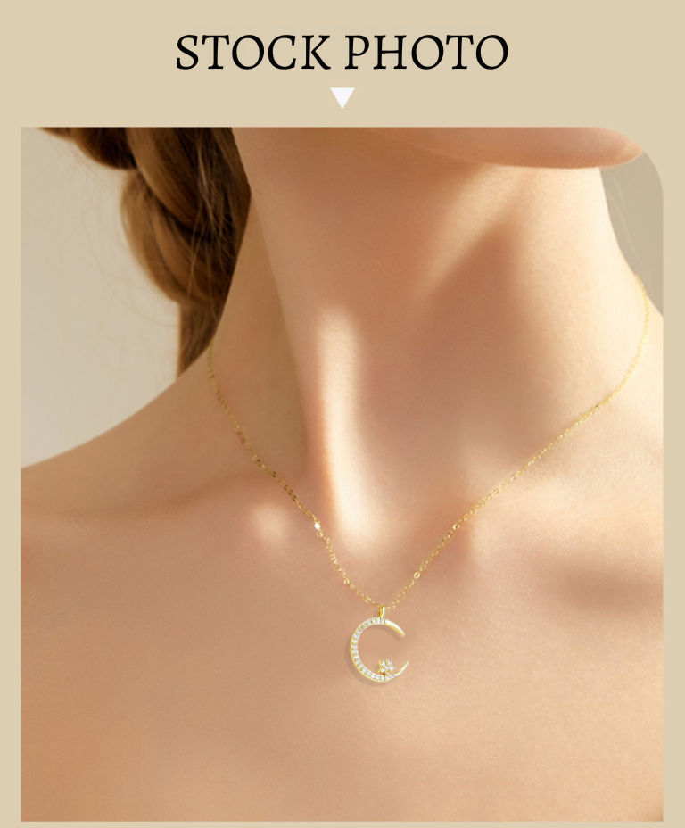 Sterne Mond Schmuck Set - Eleganter Glitzer Schmuck für Damen