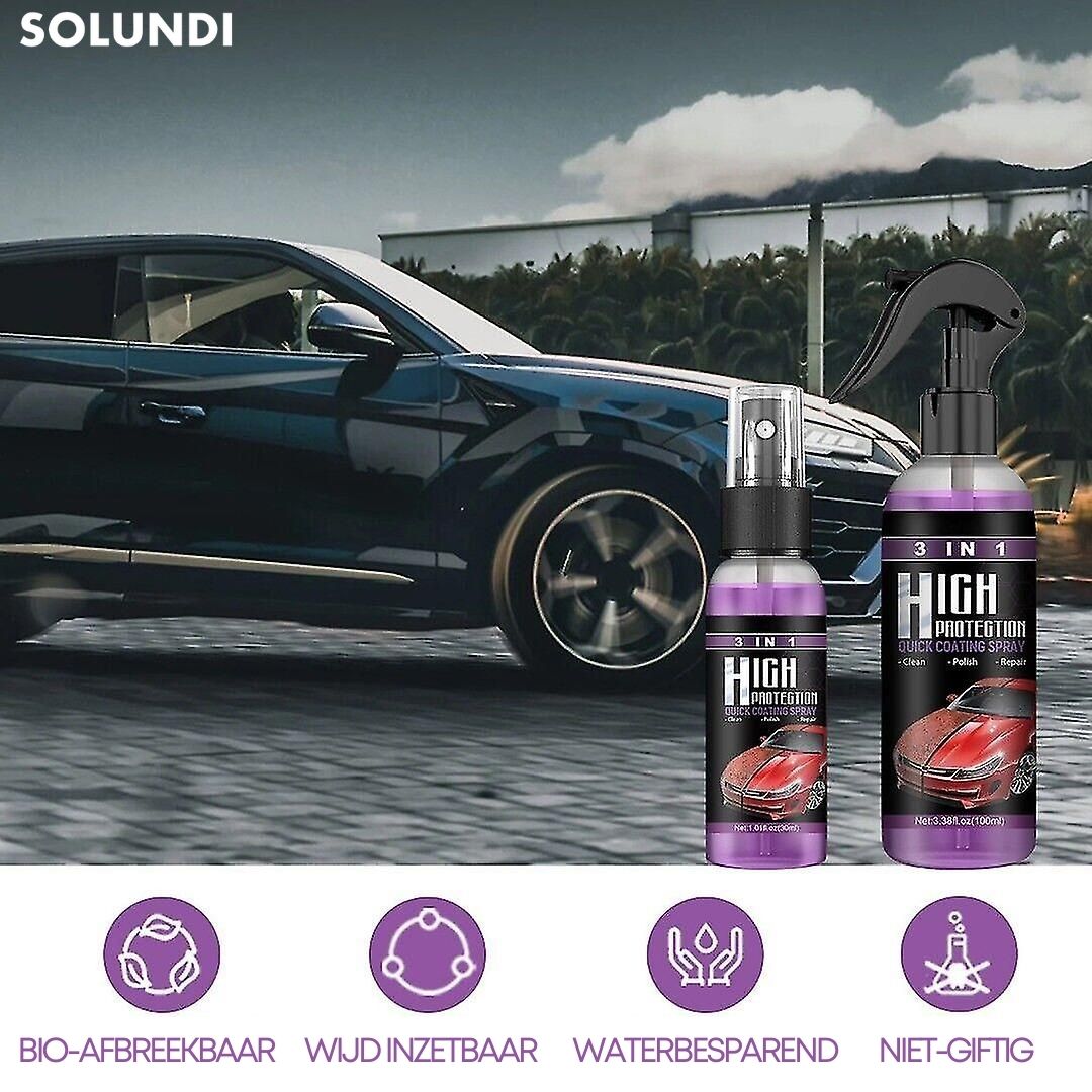 3-in-1 Auto Lackpflege Spray – Reinigen, Reparieren & Schützen