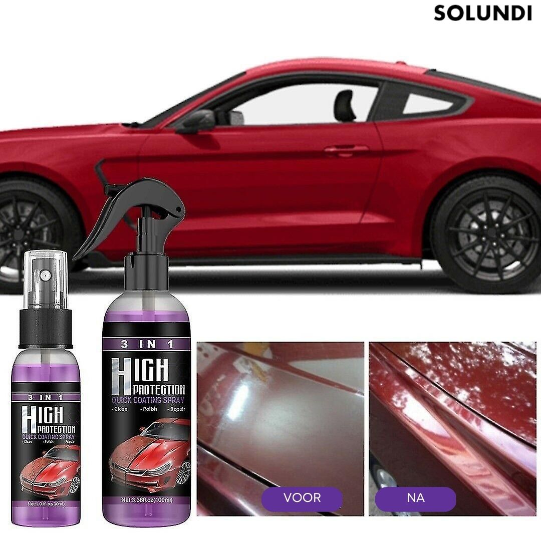 3-in-1 Auto Lackpflege Spray – Reinigen, Reparieren & Schützen