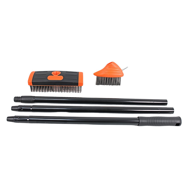 3-in-1 Fugenbürste mit verstellbarem Stiel – Terrasse, Einfahrt & Gehweg