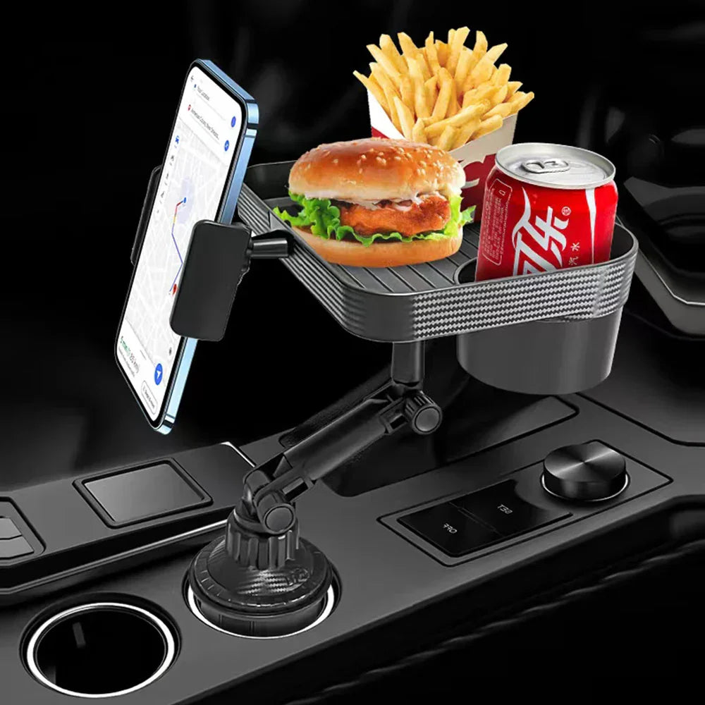 Smartphone Halterung für Auto Getränkehalter – 360° drehbar & werkzeuglos