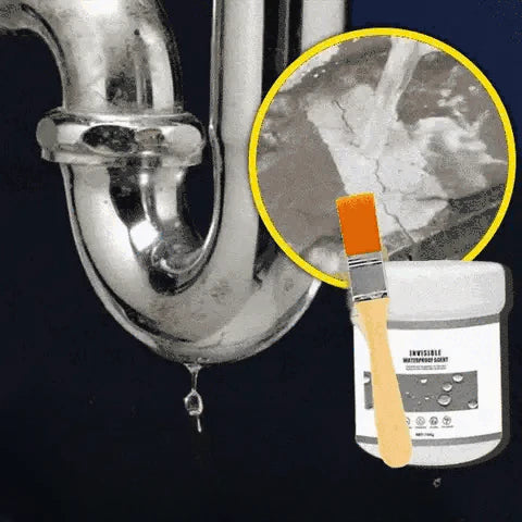 Wasserdichter Abdichtungskleber für Rohre und Fugen transparent