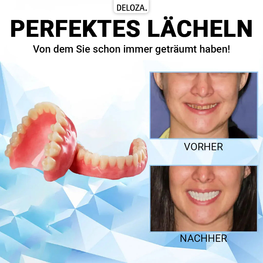 Flexibler Zahnersatz aus Silikon für natürliches Lächeln