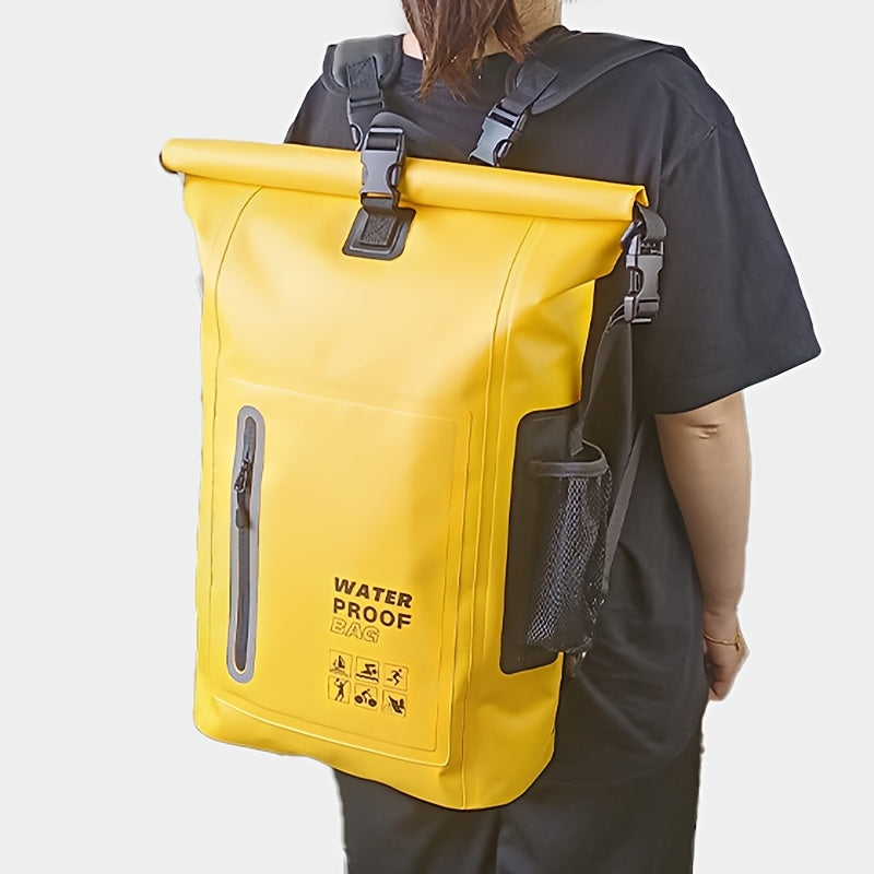Wasserdichter Rucksack 25L – Drybag mit Rolltop für Outdoor