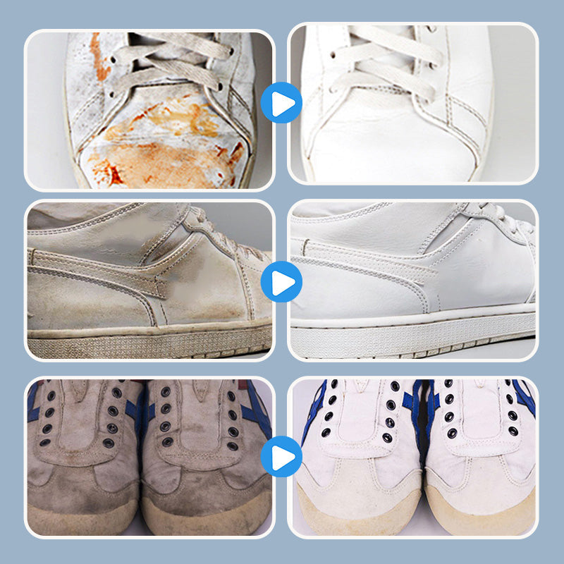 Schaumreiniger für weiße Schuhe – Sneaker Reinigungsschaum ohne Wasser