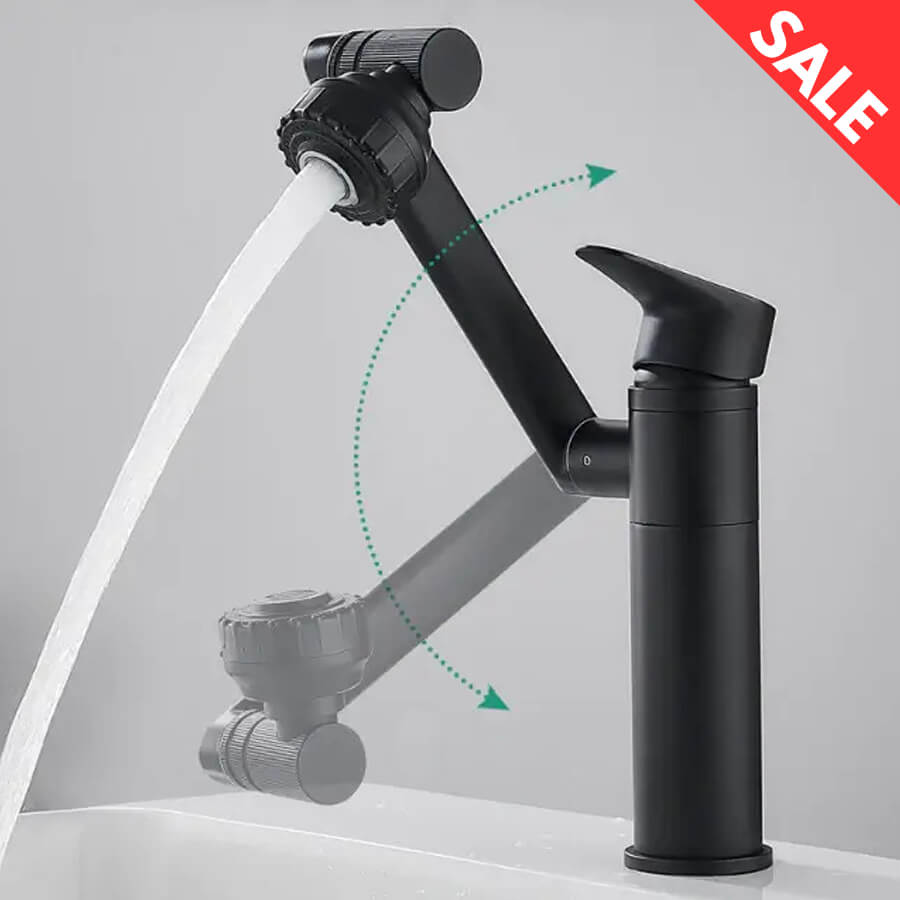Drehbarer Wasserhahn 1080° - Küche & Bad Edelstahl Armatur