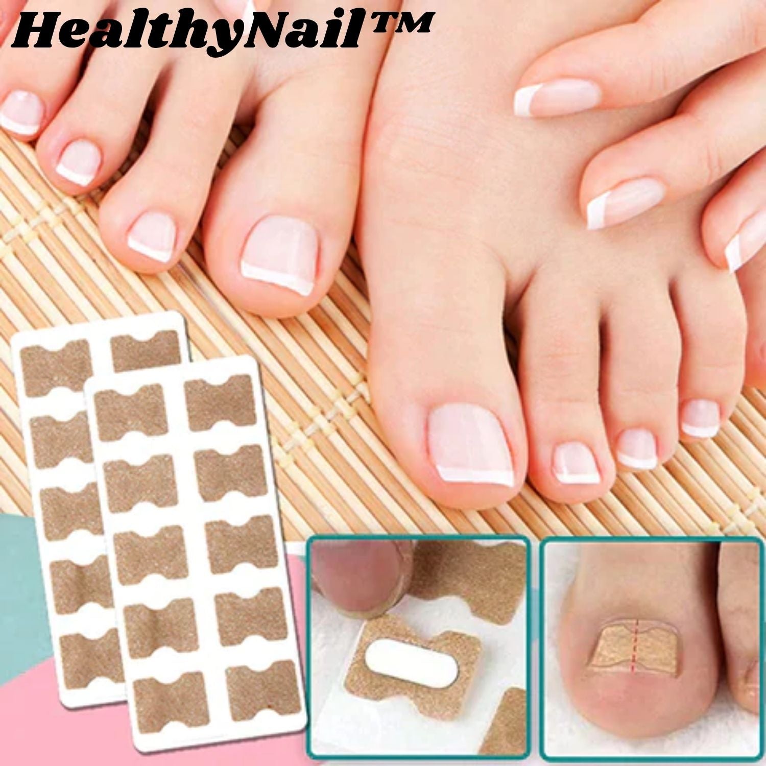 Nagelkorrektur Pads für eingewachsene Nägel - Nagelpflege Set