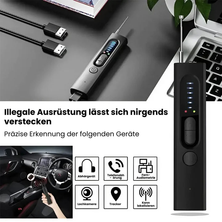 Kamera Detektor Wanzen Scanner - Versteckte Kameras aufspüren