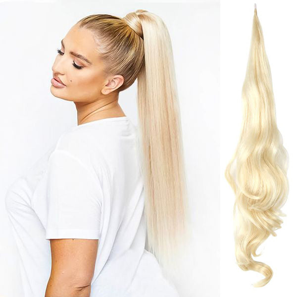 Pferdeschwanz Haarverlängerung Clip In 80cm - Kunsthaar Extensions
