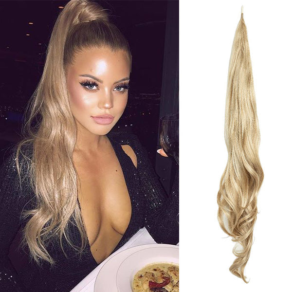 Pferdeschwanz Haarverlängerung Clip In 80cm - Kunsthaar Extensions