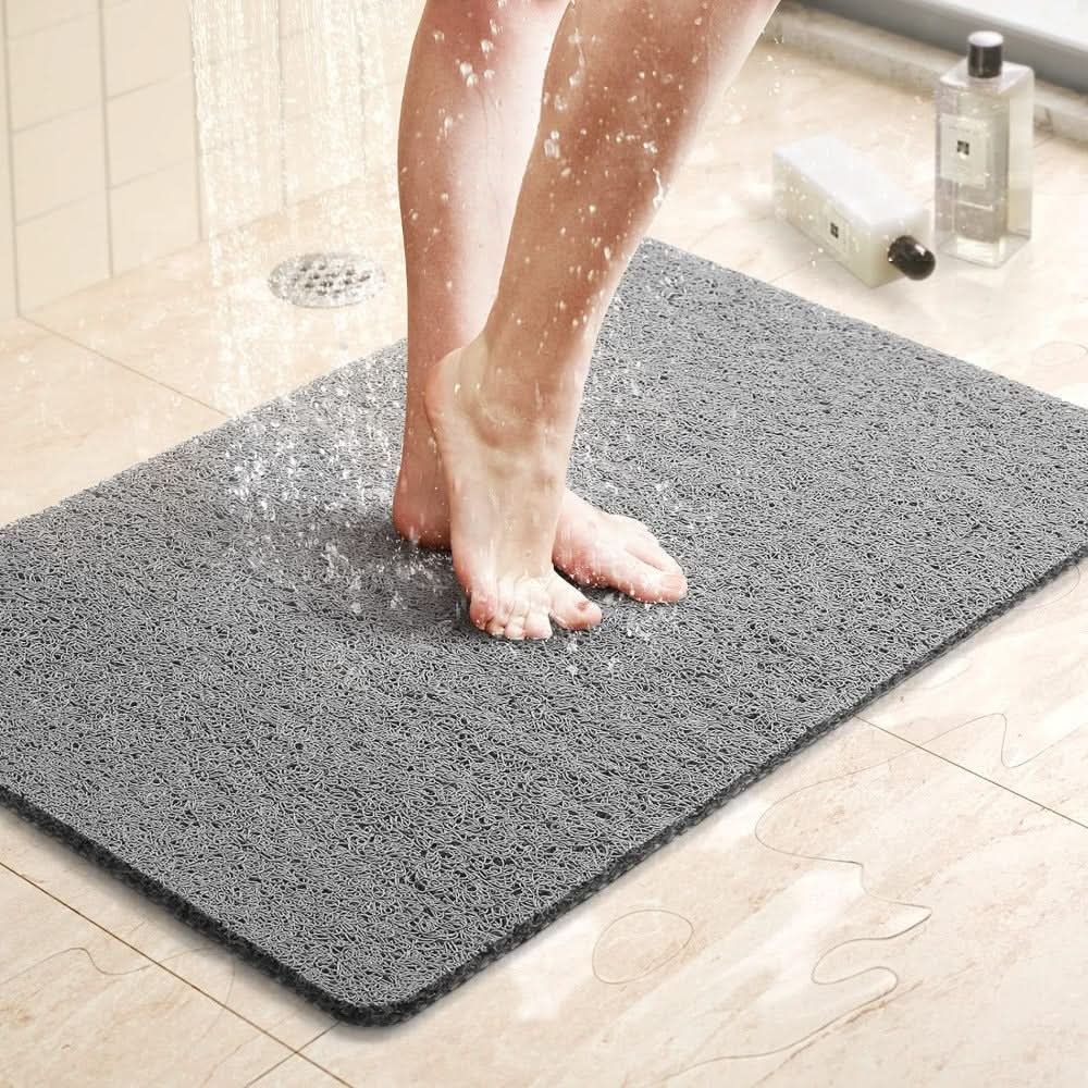 Rutschfeste Duschmatte mit Drainage-System für sichere Duschen