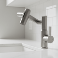 Wasserarmatur mit LED-Temperaturanzeige und 360° Schwenkarm