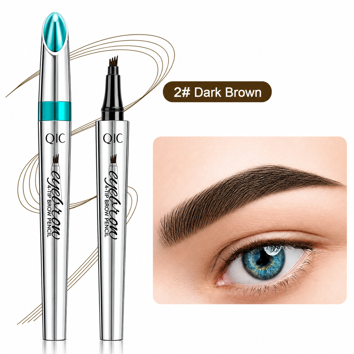 3D Augenbrauenstift mit Microblading-Effekt und 4-fach Gabelspitze