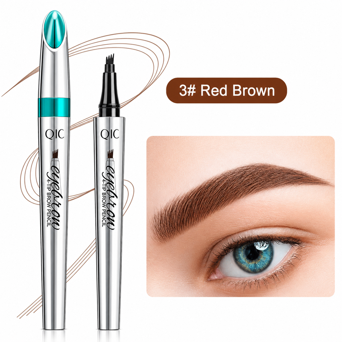 3D Augenbrauenstift mit Microblading-Effekt und 4-fach Gabelspitze