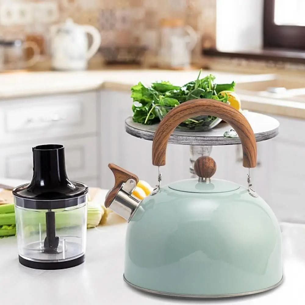 Edelstahlkessel 2,5 Liter mit Pfeifton und ergonomischem Griff