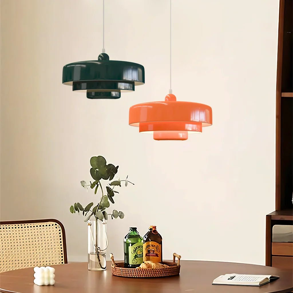 Minimalistische Pendelleuchte im nordischen Design mit Macaron-Farben