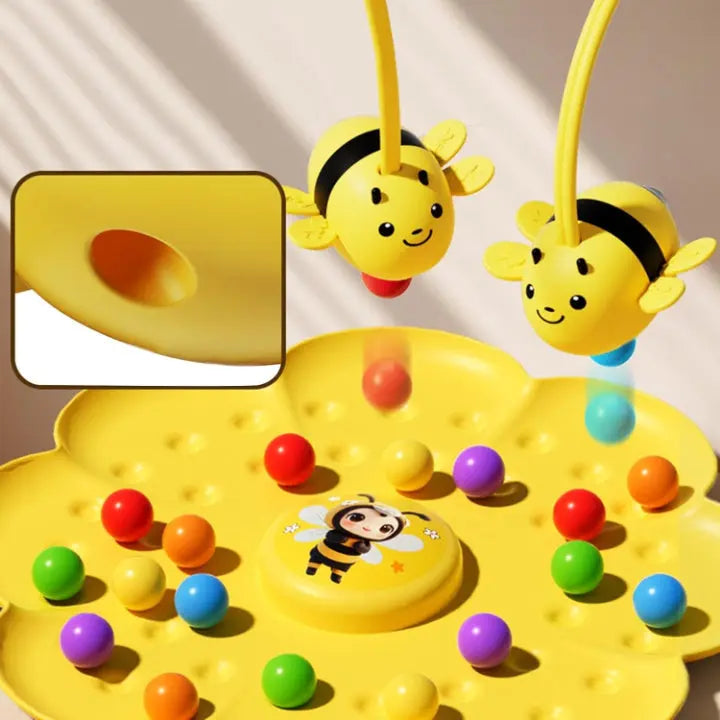 Motorik Sortierspiel mit Bienen für Kinder ab 3 Jahren