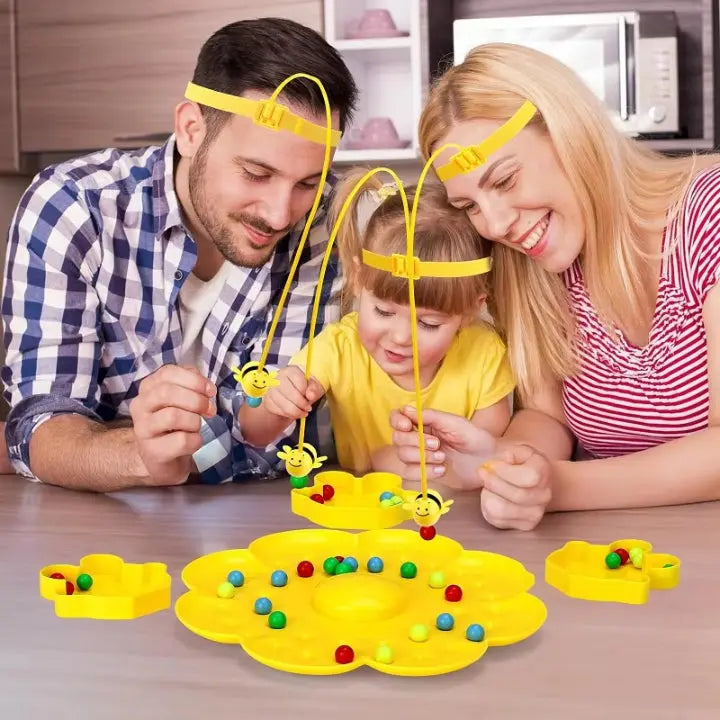 Motorik Sortierspiel mit Bienen für Kinder ab 3 Jahren