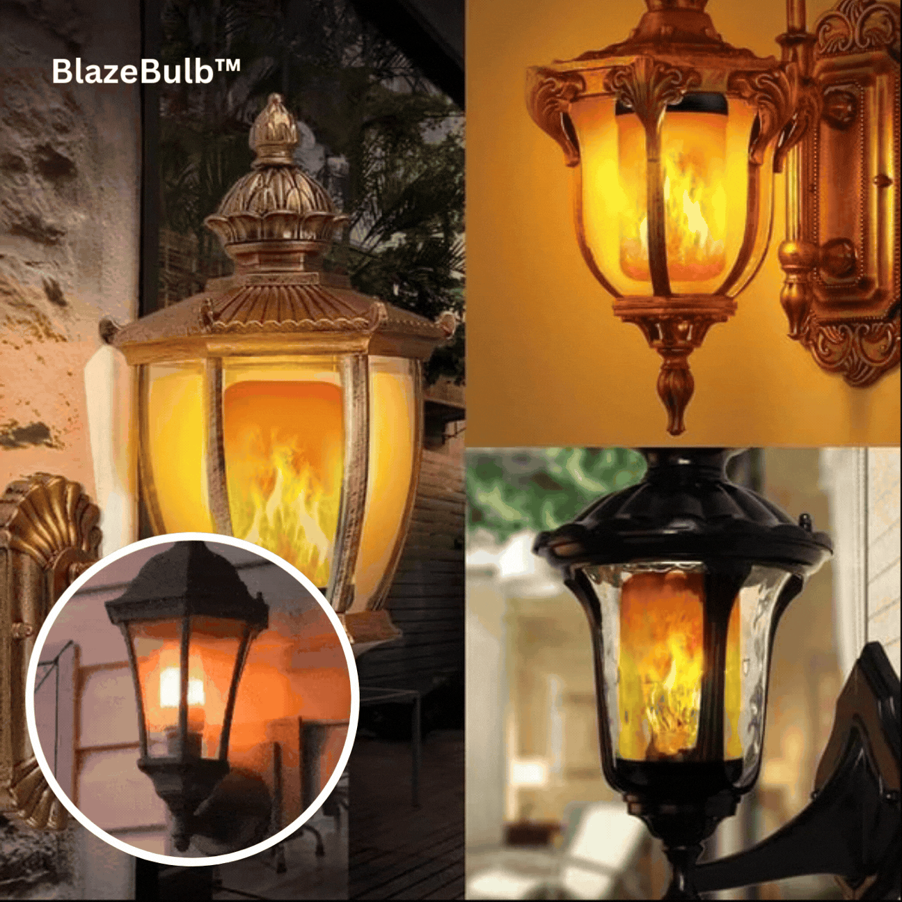 LED Flammen Glühbirne E26 - Flammeneffekt Leuchtmittel für Atmosphäre