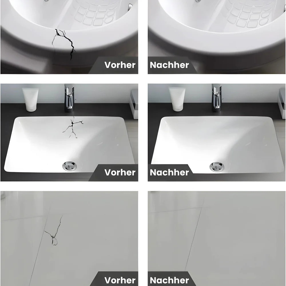 Keramik Reparaturpaste für Fliesen - Risse und Kratzer reparieren